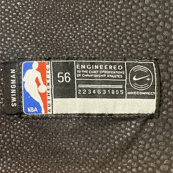 LA Lakers LeBron James #23 Nike Wish NBA Swingman Jersey Size 56 Black Stitched - Picture 4 of 16